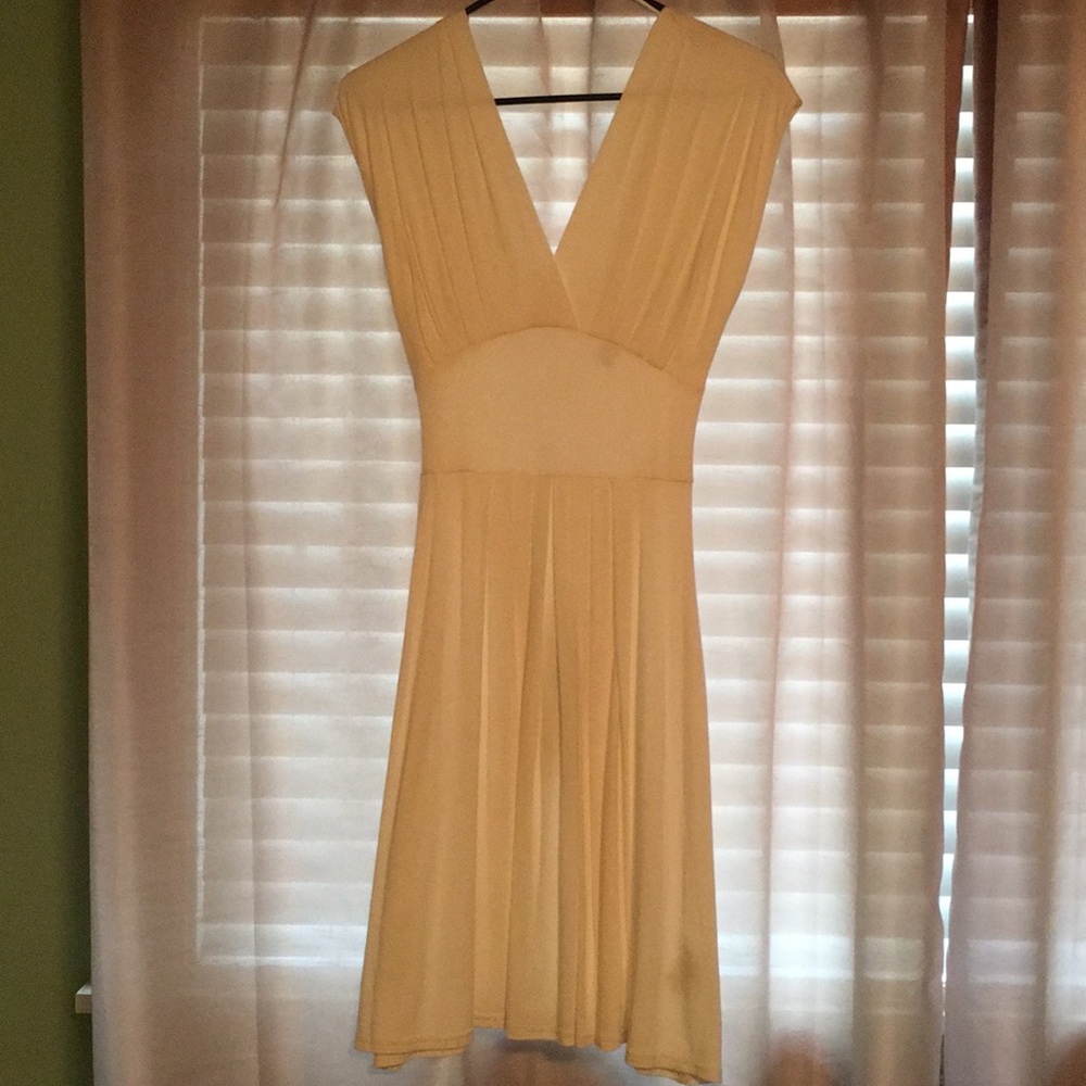 Deep V dress